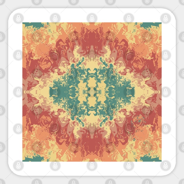 Vintage liquify swirls Sticker by DarshanaParajia